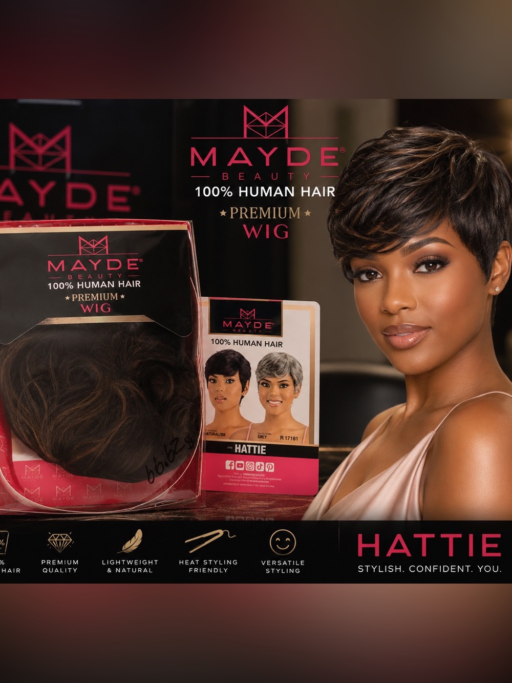 MAYDE Hattie 100% Human Hair Wig — 4/30